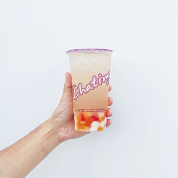 Chatime - QQ Lychee Juice with Rainbow Jelly only - Bubble Tea Near Me - Vaughan, Ontario
