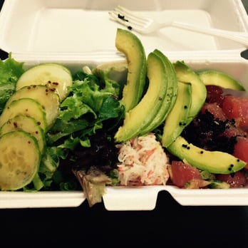 Poke District - Added avocado for 1.00 - Seafood Near Me - Orange, California