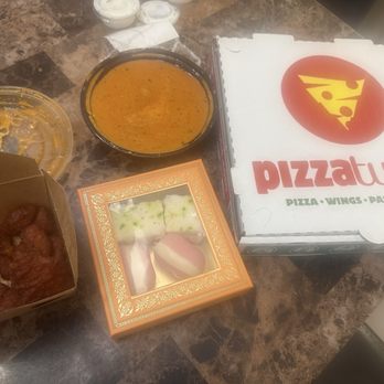 Pizza Twist - $70 worth of food???? Mediocred & very small order! - Pizza Near Me - Riverside, California