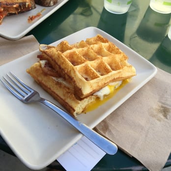 Linea Caffe - Egg sandwich (on waffle bread by default) - Coffee & Tea Near Me - San Francisco, California Linea Caffe - Egg sandwich (on waffle bread by default) - Coffee & Tea Near Me - San Francisco, California