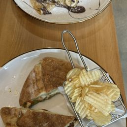 Banana and Nutella Crepes and Chicken Pesto Banana and Nutella Crepes and Chicken Pesto