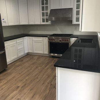 Granite and Cabinet Center - Sparkling star black countertop all the way around - General Contractors Near Me - Sterling, Virginia
