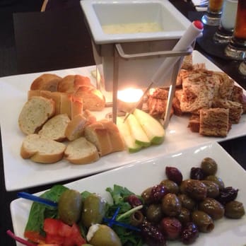 The Office 842 - Cheese fondue and olive plate - Coffee & Tea Near Me - Longview, Washington