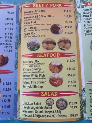 Menu photo 4 Sunshine Hawaii BBQ Stockton, CA