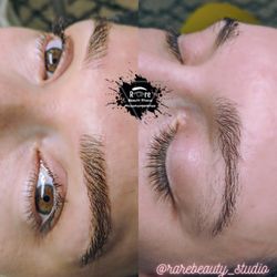 Rare Beauty Studio - Before and after. Eyebrows are such an important feature on someone's face!