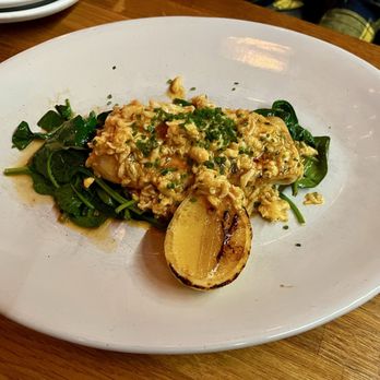 Peaches Prime - Lemon Sole with crab meat - Southern Near Me - Brooklyn, New York