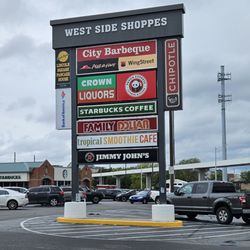 West Side Shoppes - Street signage.