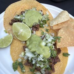 Tortilla's are AMAZING! Carne is tender and juicy! Super friendly staff!