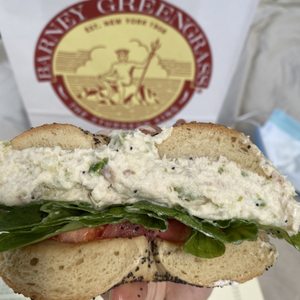 Photo of Barney Greengrass - New York, NY, United States. Whitefish salad sandwich