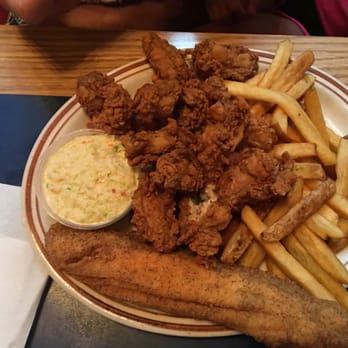 Captain Steve's - Fried oysters and flounder $11.49 - Seafood Near Me - Harrisburg, North Carolina Captain Steve's - Fried oysters and flounder $11.49 - Seafood Near Me - Harrisburg, North Carolina