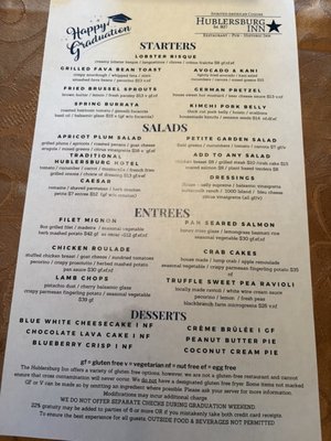 Menu photo 2 Hublersburg Inn Howard, PA Menu photo 2 Hublersburg Inn Howard, PA
