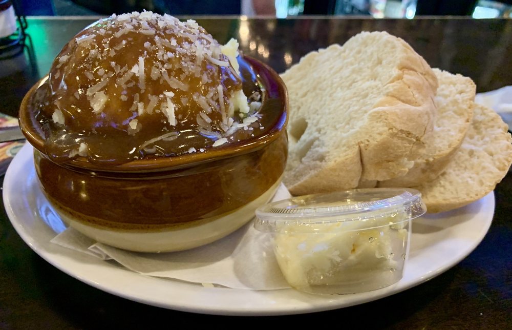 Food from Dublin's Irish Pub