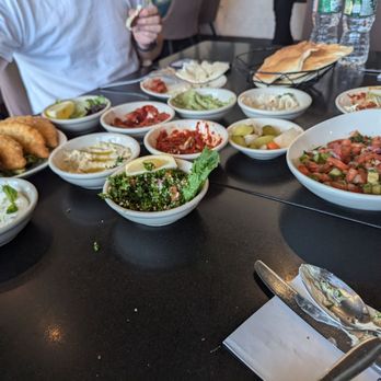 Al-Basha - The Al-basha Mezza and Sambusek(left) - Middle Eastern Near Me - Paterson, New Jersey