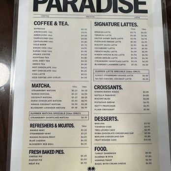 Paradise Kafe - Desserts Near Me - Bethlehem, Pennsylvania