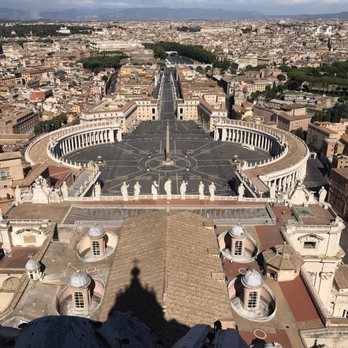 Piazza San Pietro - View of. Vatican city from the top the Cupula - Landmarks & Historical Buildings Near Me - Rome, RM Piazza San Pietro - View of. Vatican city from the top the Cupula - Landmarks & Historical Buildings Near Me - Rome, RM