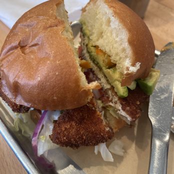 Rugile’s Kitchen - a sandwich on a plate with a knife and fork - Juice Bars & Smoothies Near Me - Haworth, New Jersey Rugile’s Kitchen - a sandwich on a plate with a knife and fork - Juice Bars & Smoothies Near Me - Haworth, New Jersey