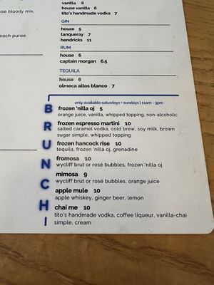 Menu photo 1 Hancock Grand Rapids, MI