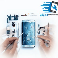 Alpa Tamir Merkezi - Samsung Galaxy orijinal ekran ve ön cam değişimi. Original screen and glass replacement for Samsung Galaxy.