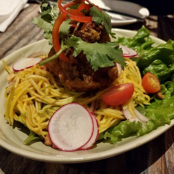 Up Thai - Soft shell crab with mango salad - Thai Near Me - New York, New York Up Thai - Soft shell crab with mango salad - Thai Near Me - New York, New York