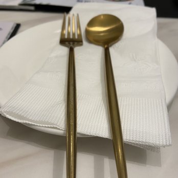 Sugar Miss Tea Cafe - utensils were heavy and elegant - Desserts Near Me - Brooklyn, New York