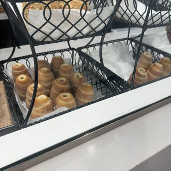 Crispy Cones - Fresh crispy cones in display - Ice Cream & Frozen Yogurt Near Me - Richmond, Virginia Crispy Cones - Fresh crispy cones in display - Ice Cream & Frozen Yogurt Near Me - Richmond, Virginia