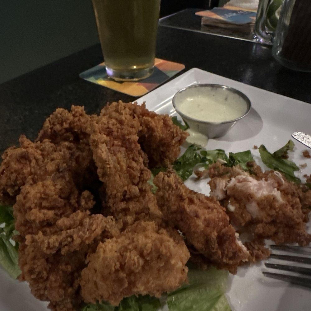Their chicken tenders moist and crunchy! Martini madness Their chicken tenders moist and crunchy! Martini madness