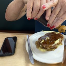Banana bread French toast Banana bread French toast