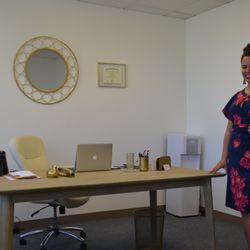 Malie Cannabis Clinic - APRN.: Me L Fuimaono-Poe,  FNP-BC in her office!