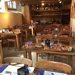 The room for the cheese tasting