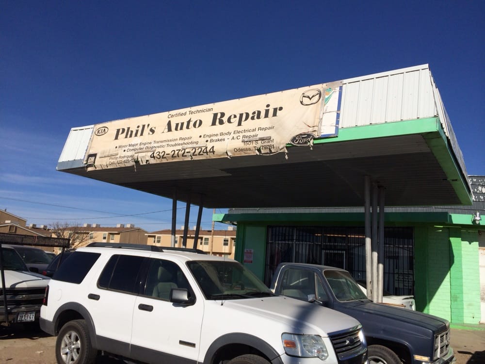 PHIL’S AUTO REPAIR Updated September 2024 1425 E 4th St, Odessa