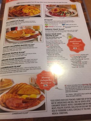 Menu photo 2 Denny's Springfield, OR