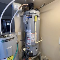 Restoration Pro - Temporary water heater installed