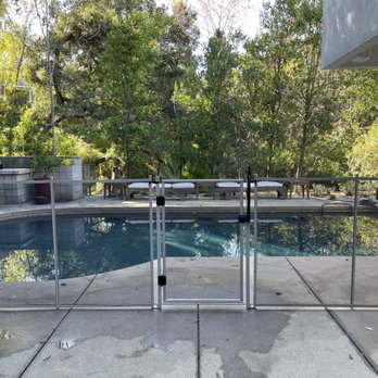 Summerfield Pool Safety - Simple straight shot pool fence to cut the backyard in half, keeping the little ones safe from the pool. - Childproofing Near Me Summerfield Pool Safety - Simple straight shot pool fence to cut the backyard in half, keeping the little ones safe from the pool. - Childproofing Near Me