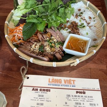 Lang Viet - Banh hoi nem nuong platter - Vietnamese Near Me - Kent, Washington
