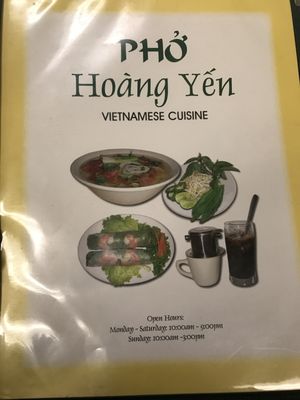 Menu photo 7 Pho Hoang Yen Lynnwood, WA Menu photo 7 Pho Hoang Yen Lynnwood, WA