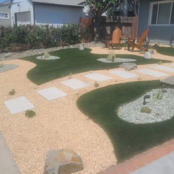 GreenView Direct - Those walkway pavers used to be ugly dirt and then cement and bricks. - Landscaping Near Me - Reseda, California