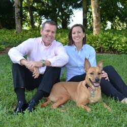 Responsive Insurance - Owner Matt Nance, along with his wife Casey and their pup Mika.