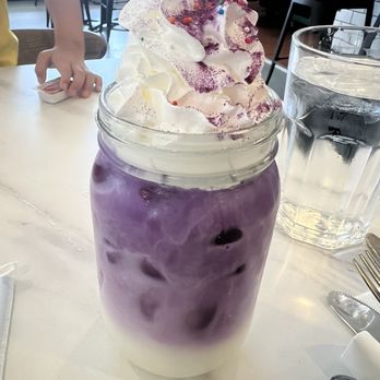 The Hangout - Iced ube latte - Breakfast & Brunch Near Me - Walnut Creek, California The Hangout - Iced ube latte - Breakfast & Brunch Near Me - Walnut Creek, California