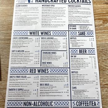 Pacific Catch - Drinks menu - Seafood Near Me - Cupertino, California Pacific Catch - Drinks menu - Seafood Near Me - Cupertino, California