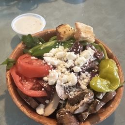 The side salad.