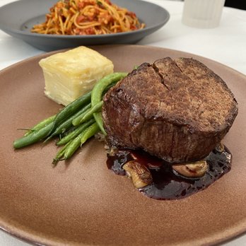 Mistral - Prime Filet Mignon and Spaghetti with Maine Lobster - French Near Me - Sherman Oaks, California Mistral - Prime Filet Mignon and Spaghetti with Maine Lobster - French Near Me - Sherman Oaks, California