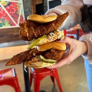 Dave's Hot Chicken - Dave's #2 2 Sliders w/ Fries - Chicken Shop Near Me - Sunnyvale, California Dave's Hot Chicken - Dave's #2 2 Sliders w/ Fries - Chicken Shop Near Me - Sunnyvale, California