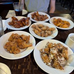 Hecklers Bar & Grill - Tzaiziki, Salt and Pepper, Honey Garlic, Hot and Honey, Dill