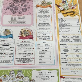 Chiang Rai - Menu - Thai Near Me - Long Beach, California