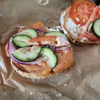 Noah's NY Bagels - Nova lox with sesame seed bagel - Breakfast & Brunch Near Me - Carmichael, California Noah's NY Bagels - Nova lox with sesame seed bagel - Breakfast & Brunch Near Me - Carmichael, California