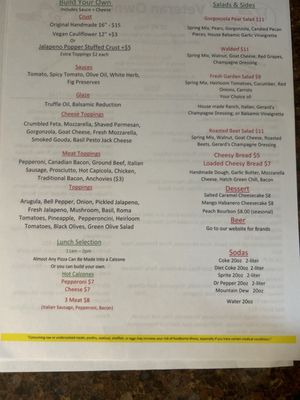 Menu photo 1 Ez Pz Pizza Fredericksburg, TX