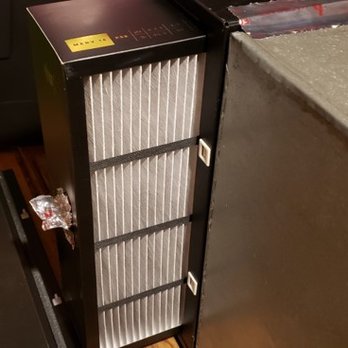 Breathable - Photo of new air-return filter installed next to the furnace. - Heating & Air Conditioning/HVAC Near Me