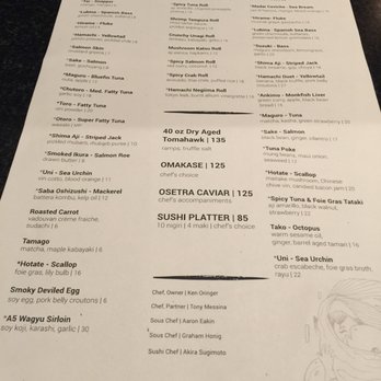 UNI - Sushi Bars Near Me - Boston, Massachusetts