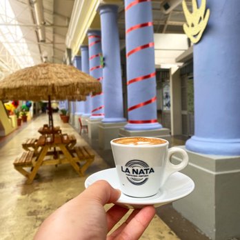 La Nata - Ponce - a hand holding a cup of coffee - Coffee & Tea Near Me - Ponce, Puerto Rico