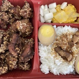 Popcorn Chicken 鹹酥雞肉飯